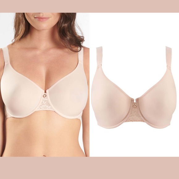 NWT Aubade [ 32G US‎ ] NK13 Underwire Lace Bra in Nude D'Ete #7012 - Picture 2 of 11